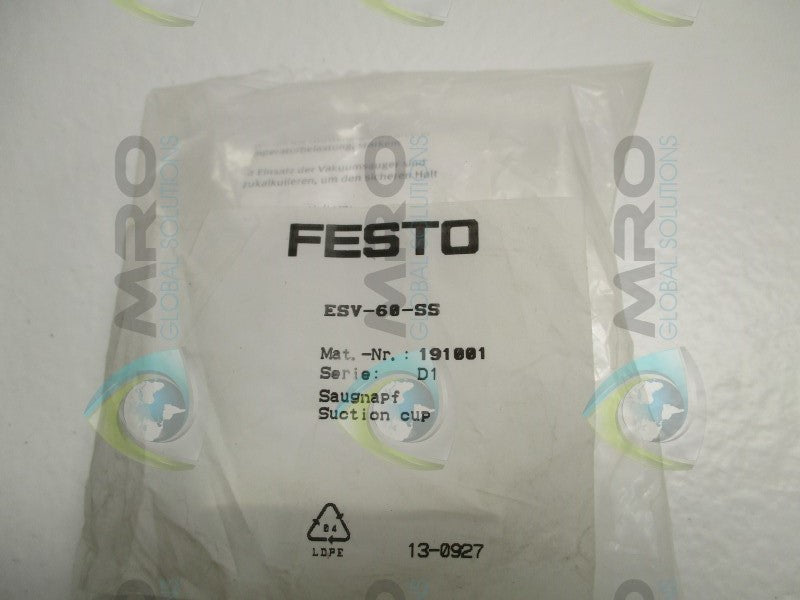 FESTO ESV-60-SS SUCTION CUP  NSMP