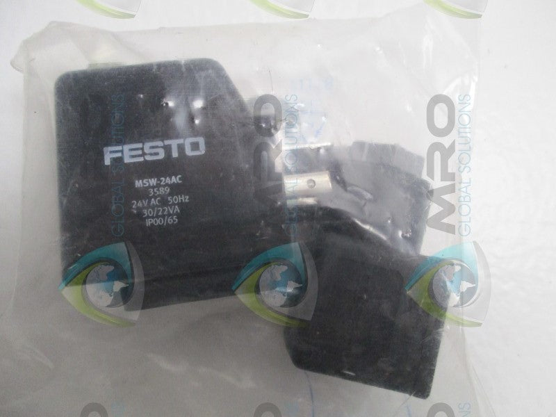 FESTO MSW-24AC SOLENOID COIL 24VAC  NSMP
