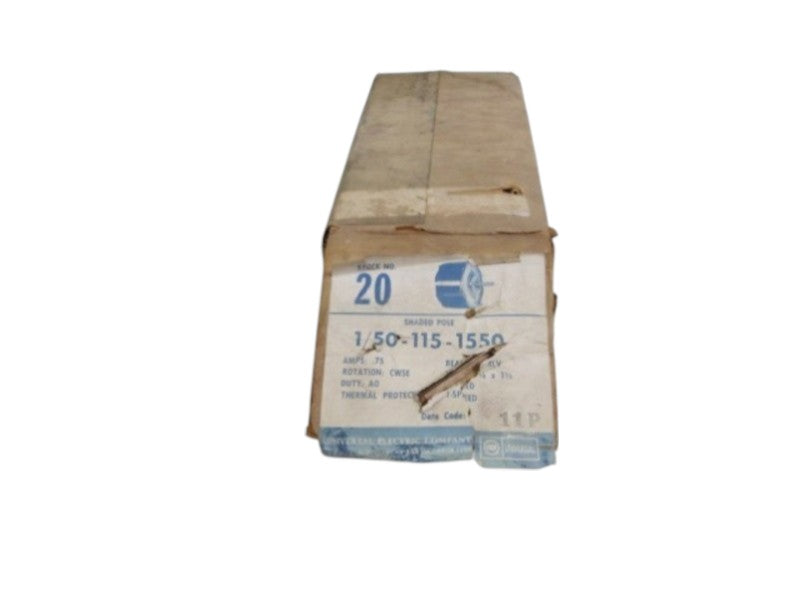 UNIVERSAL ELECTRIC COMPANY SHADED POLE 20 NSMP