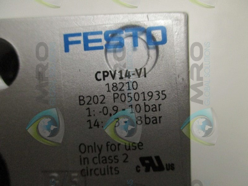 FESTO CPV14-VI 161361 162550 PNEUMATIC MANIFOLD  NSNP
