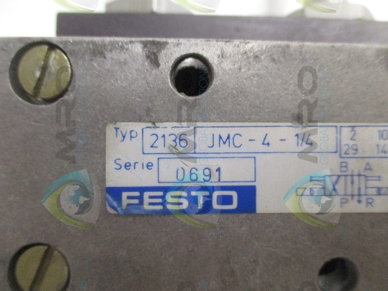 FESTO JMC-4-1/4 PNEUMATIC SOLENOID VALVE  NSNP