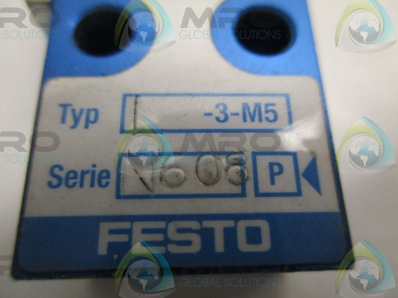 FESTO L-3-M5 TOGGLE LEVER VALVE  NSNP