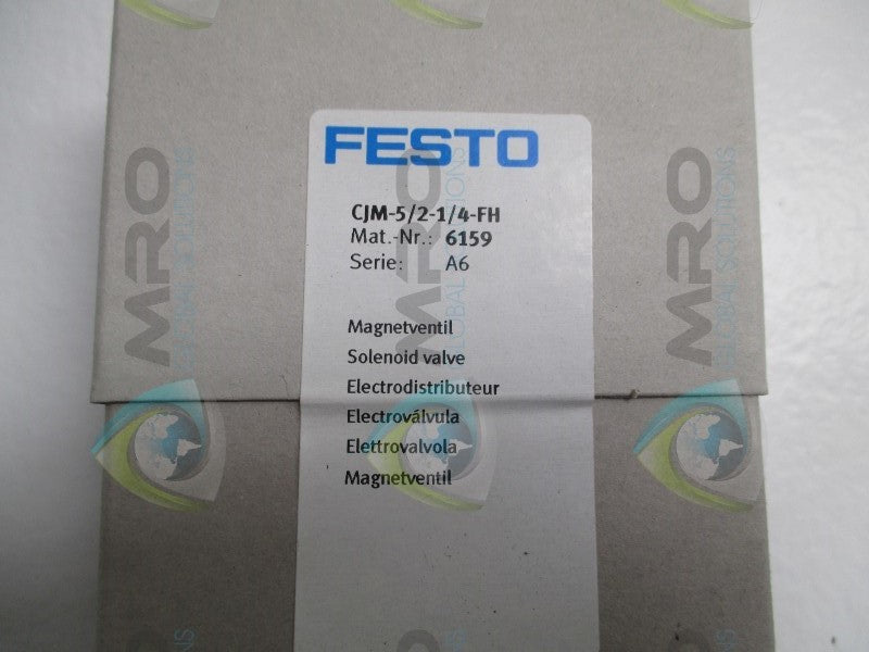 FESTO CJM-5/2-1/4-FH SOLENOID VALVE  NSFS