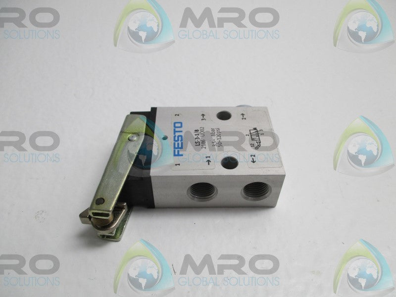 FESTO LS-3-1/8 TOGGLE LEVER VALVE  NSNP