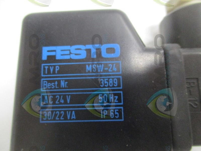FESTO MSW-24 SOLENOID COIL 24VAC  UNMP