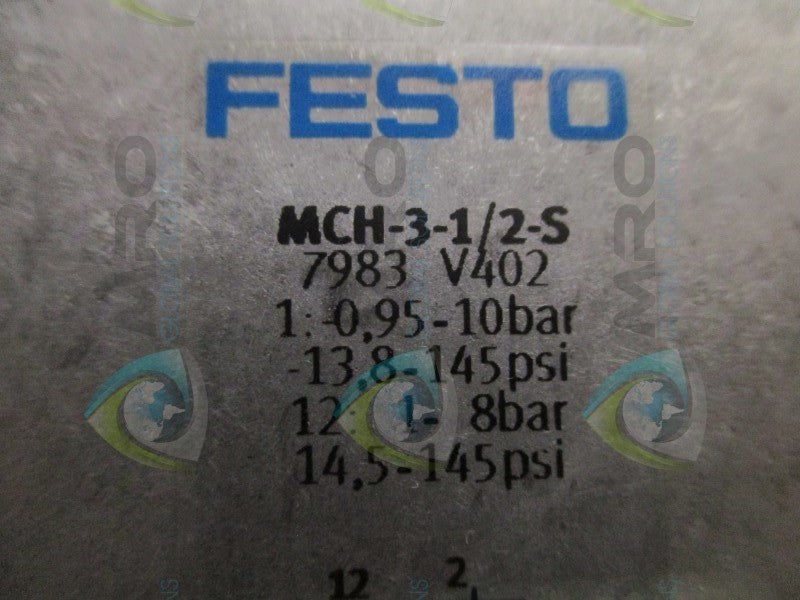 FESTO MCH-3-1/2-S SOLENOID VALVE  NSMP