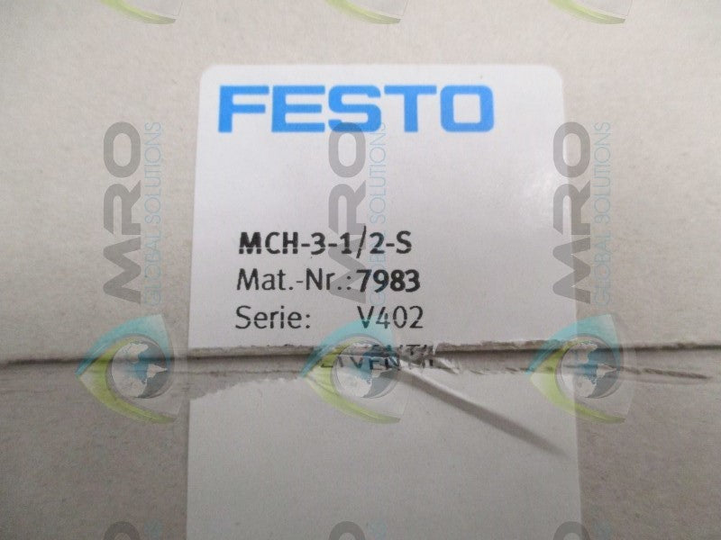 FESTO MCH-3-1/2-S SOLENOID VALVE  NSMP