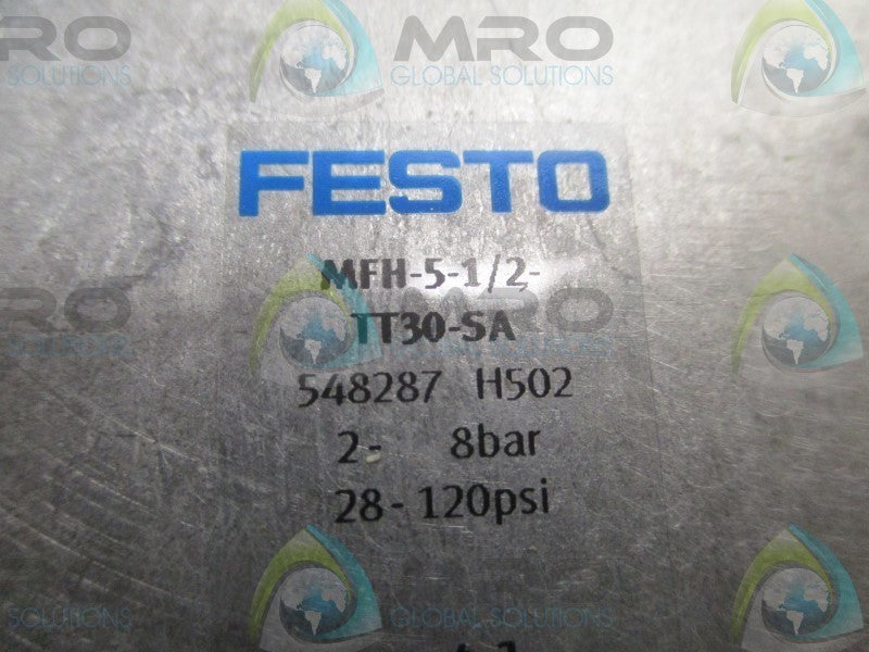 FESTO MFH-5-1/2-TT30-SA SOLENOID VALVE  NSMP