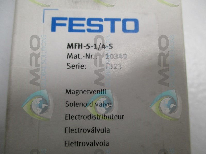 FESTO MFH-5-1/4-S SOLENOID VALVE  NSMP