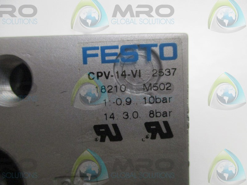 FESTO CPV-14-VI 161361 162550 PNEUMATIC MANIFOLD  UNMP