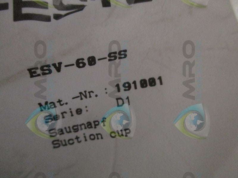 FESTO ESV-60-SS SUCTION CUP  NSNP