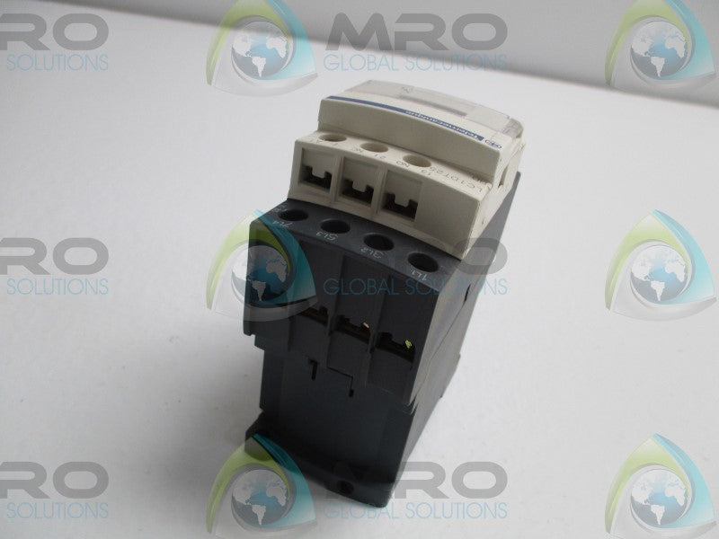 TELEMECANIQUE LC1DT25 CONTACTOR 24VDC ( MISSING ACCESSORIES)  NSNP