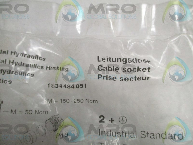 REXROTH 1834484051 CABLE SOCKET  NSMP