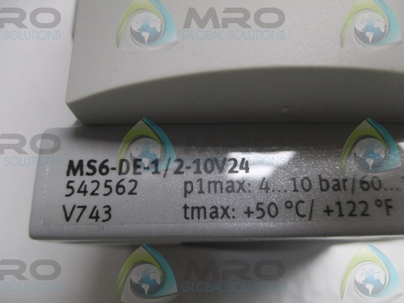 FESTO MS6-DE-1/2-10V24 SOFT START VALVE  NSMP