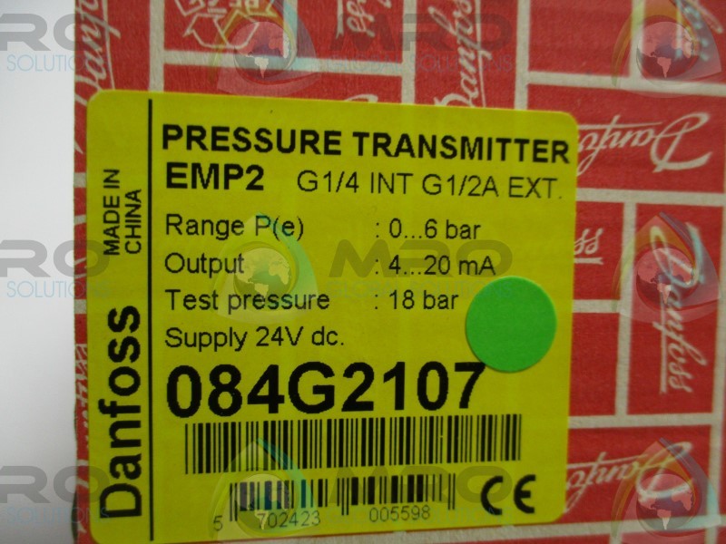 DANFOSS EMP2 084G2107 PRESSURE TRANSMITTER  NSMP