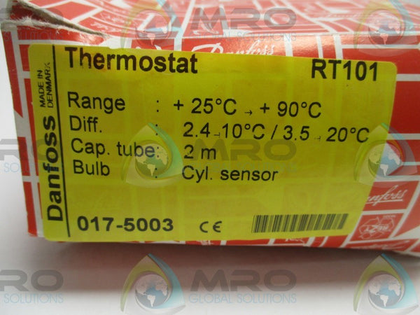 DANFOSS RT101 017-5003 THERMOSTAT 25-90/C  NSMP