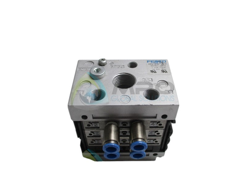 FESTO CPV-14-VI 161361 162550 PNEUMATIC MANIFOLD (AS PICTURED)  UNMP