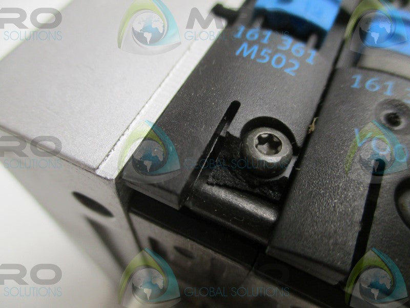 FESTO CPV-14-VI 161361 162550 PNEUMATIC MANIFOLD (AS PICTURED)  UNMP