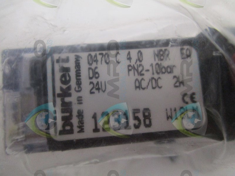 BURKERT 0470C4,0NBREA 123158 SOLENOID VALVE  NSNP