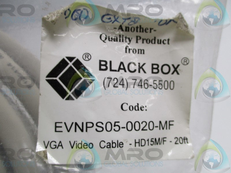 BLACK BOX EVNPS05-0020-MF VGA VIDEO CABLE  NSNP IN  FACTORY BAG