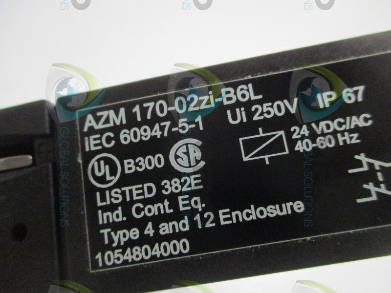 SCHMERSAL AZM170-02zi-B6L SAFETY INTERLOCK SWITCH  NSNP