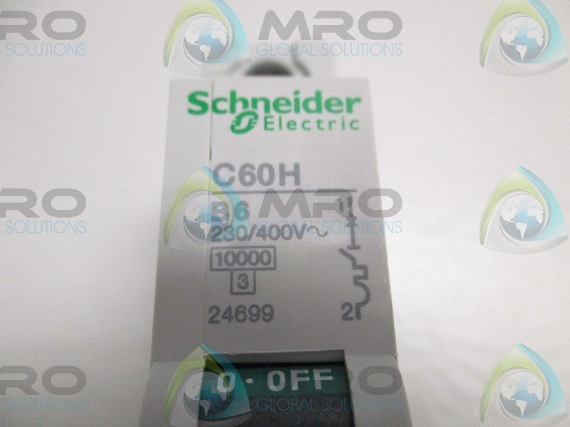 SCHNEIDER 24699 C60H-B6 CIRCUIT BREAKER 6A  NSNP