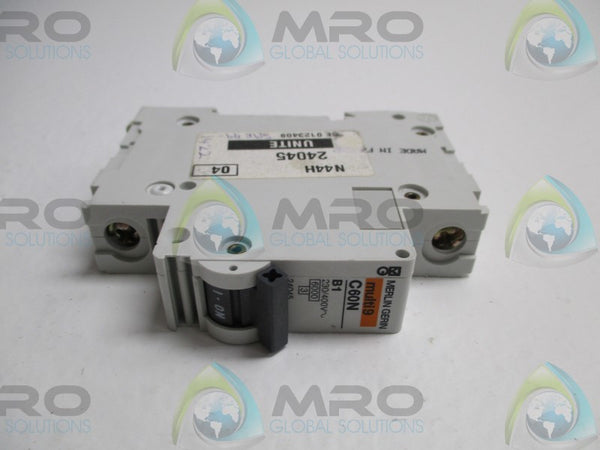 MERLIN GERIN 24045 C60N-B1 CIRCUIT BREAKER 1A  NSNP
