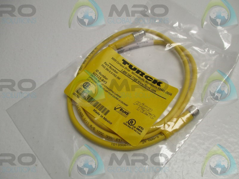 TURCK PKG3M-0.9-PSG3M MOLDED CORDSET  NSMP