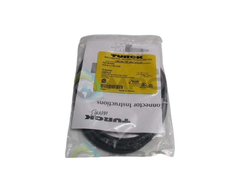 TURCK PKW3Z-1.5-PSG3/S90 MOLDED CORDSET  NSMP