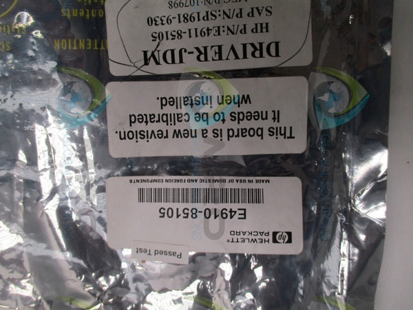 HEWLETT PACKARD E4910-85105 BOARD ASSEMBLY  NSNP