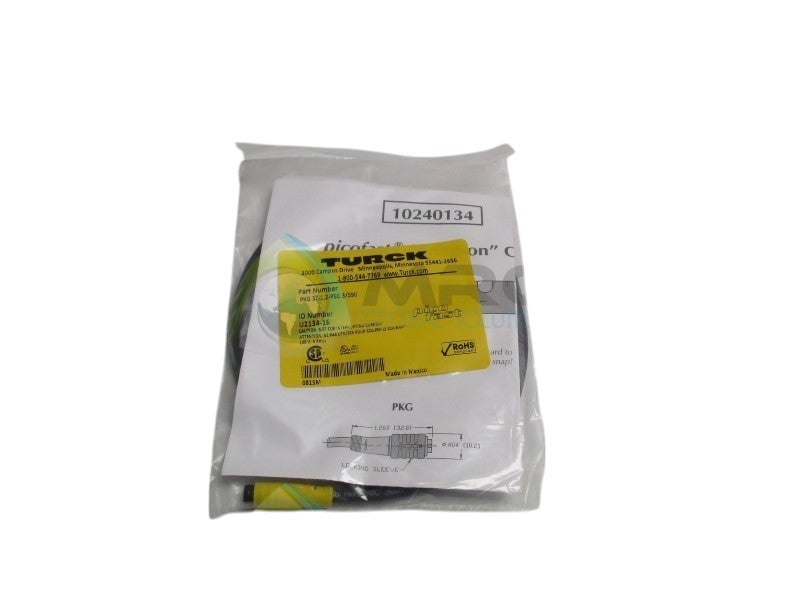 TURCK PKG3Z-1.2-PSG3/S90 MOLDED CORDSET  NSMP