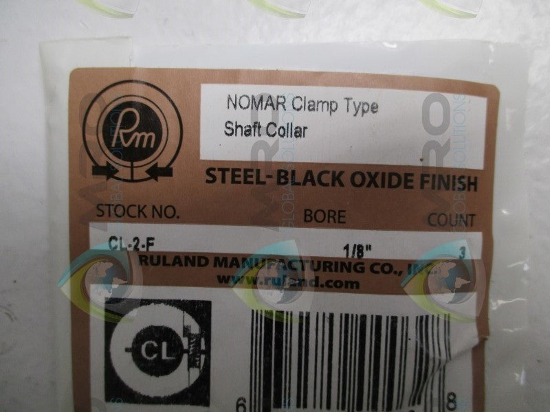 RULAND CL-2-F SHAFT COLLAR 1/8" (PKG OF 3)  NSMP