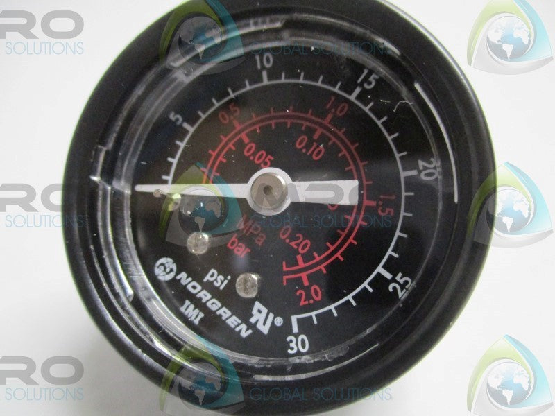 NORGREN 18-013-214 PRESSURE GAUGE 0-30PSI  NSMP