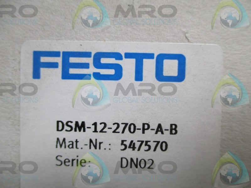 FESTO DSM-12-270-P-A-B SEMI-ROTARY DRIVE  NSFS