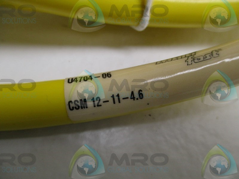 TURCK CSM12-11-4.6 MOLDED CORDSET  NSNP