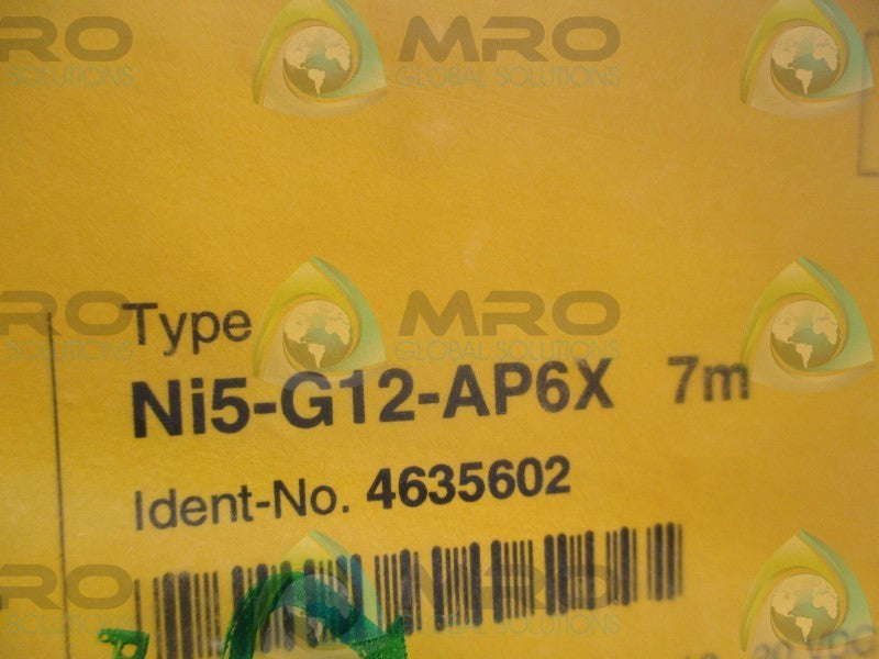TURCK Ni5-G12-AP6X PRXOMITY SENSOR 7m  NSMP