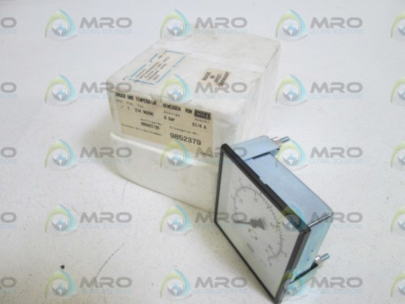WIKA VACUUM  PRESSURE GAUGE 214.96X96 NSMP