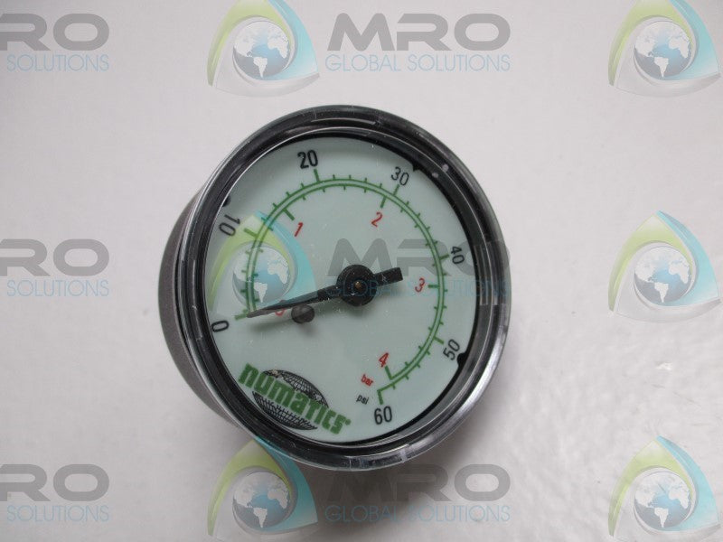 NUMATICS 214-190 PRESSURE GAUGE 0-60PSI  NSMP