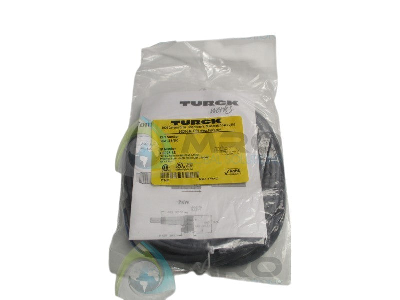 TURCK PKW3Z-5/S90 MOLDED CORDSET  NSMP