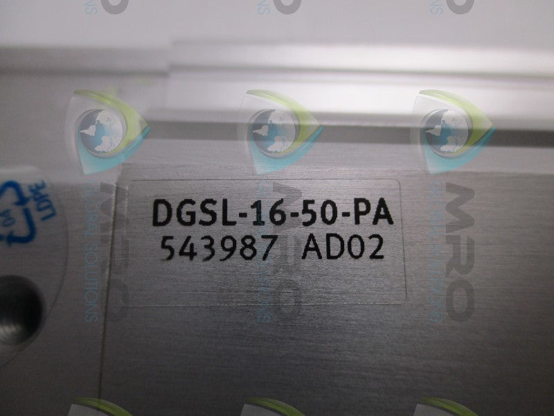 FESTO DGSL-16-50-PA PNEUMATIC CYLINDER SLIDE  NSNP