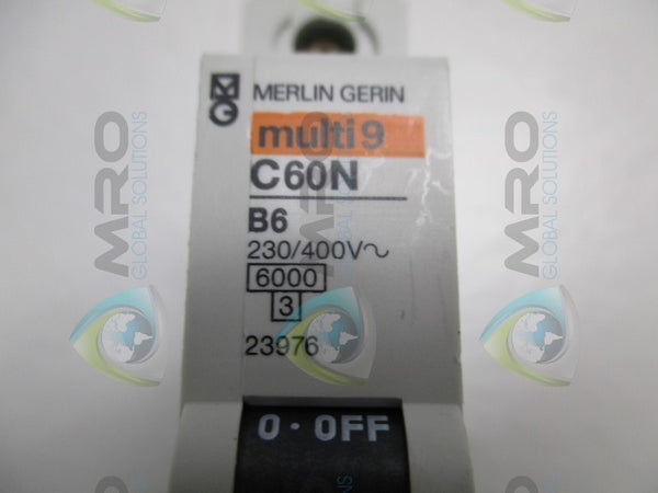 MERLIN GERIN 23976 C60N-B6 CIRCUIT BREAKER 6A  NSNP