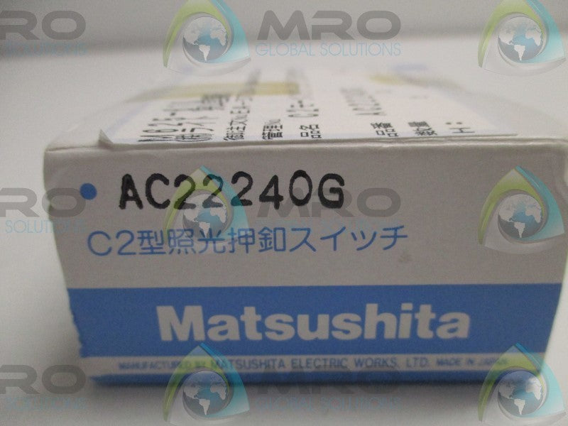 MATSUSHITA AC22240G LAMP  NSMP
