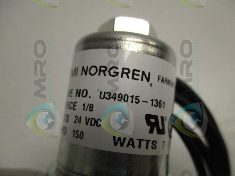 NORGREN U349015-1361-24VDC SOLENOID VALVE  NSNP
