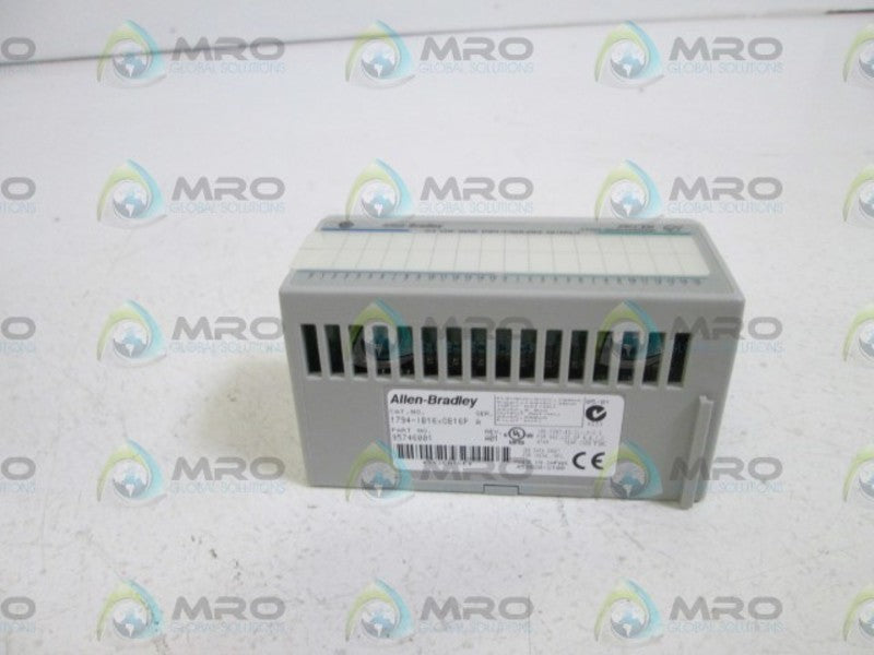 INDUSTRIAL SPARE PART FLEX I/O 1794-IB16X0B16P SER. A INPUT MODULE  NSMP