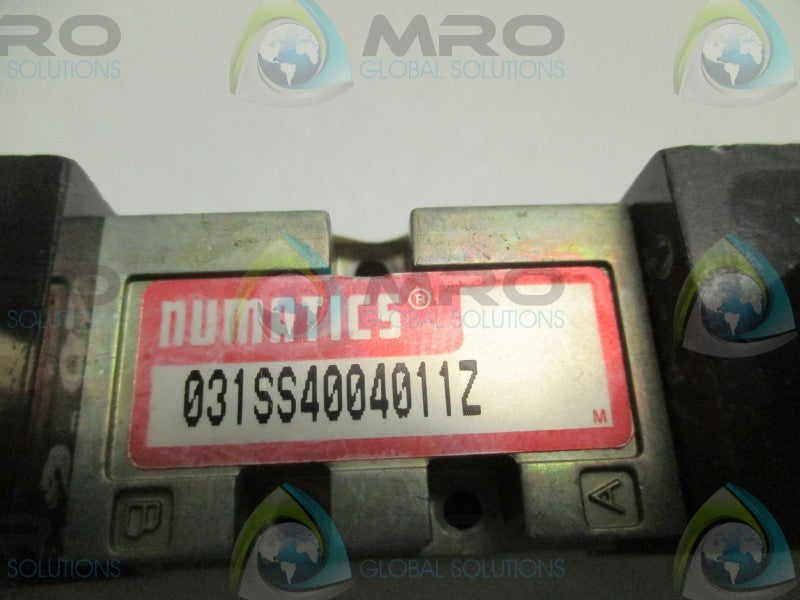 NUMATICS 031SS4004011Z SOLENOID VALVE (REPAIRED)  UNMP