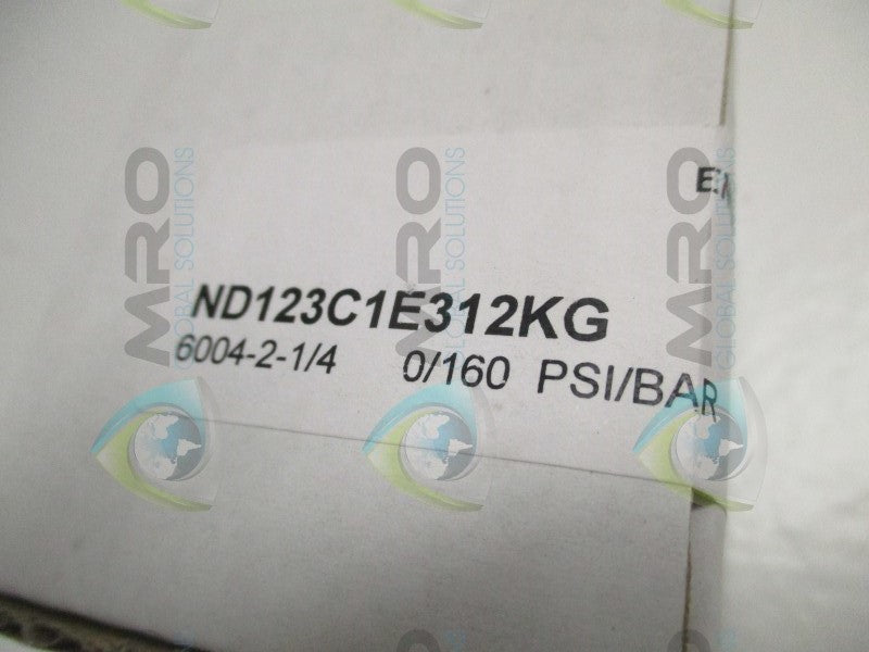 ENFM ND123C1E312KG 6004-2-1/4 PRESSURE GAUGE 0/160PSI  NSFS