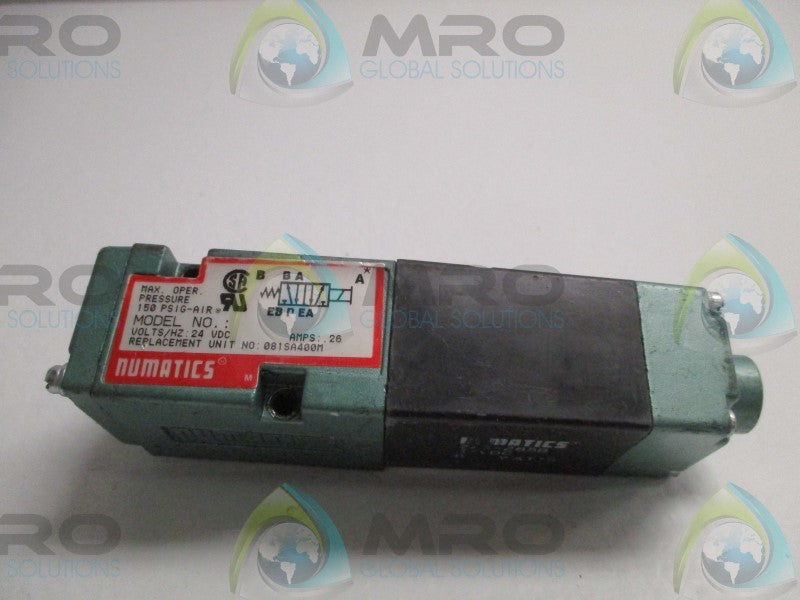NUMATICS 081SA400M SOLENOID VALVE (REPAIRED)  UNMP