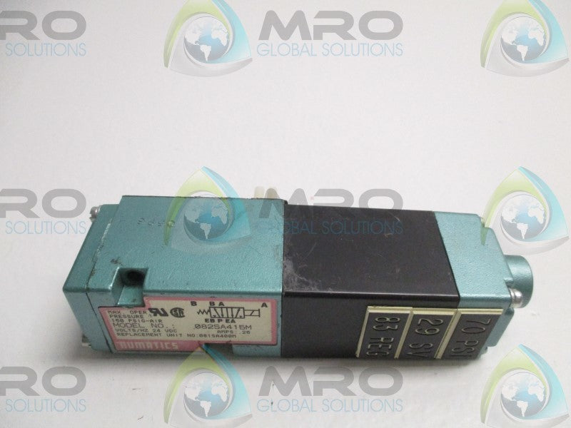NUMATICS 082SA415M SOLENOID VALVE (REPAIRED)  UNMP