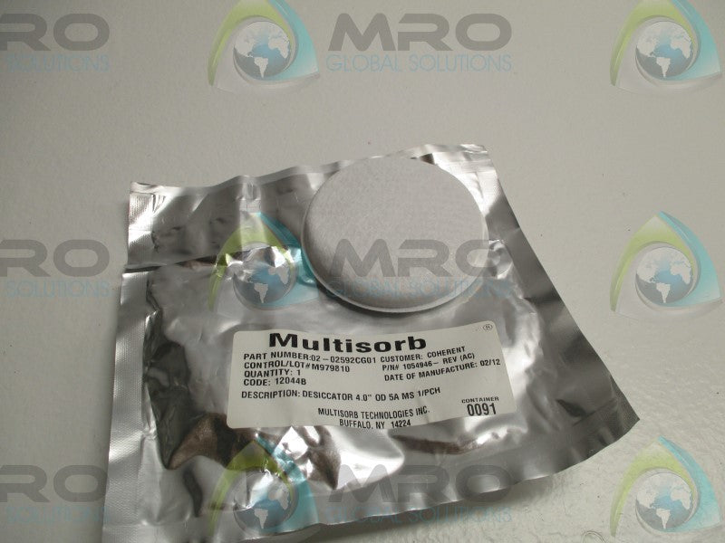 MULTISORB 02-02592CG01 DESICCAROR 4.0"  NSNP