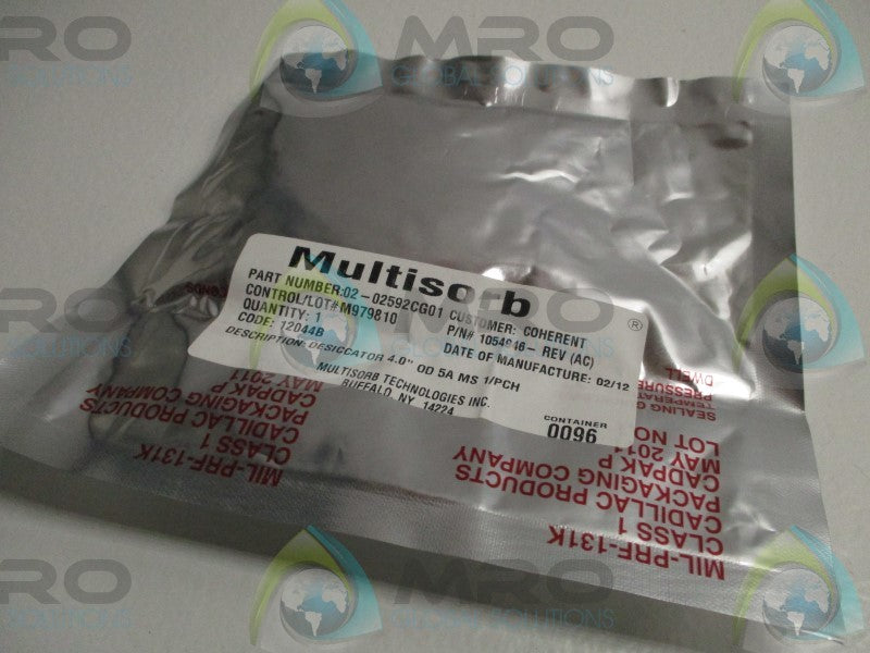 MULTISORB 02-02592CG01 DESICCAROR 4.0"  NSFS